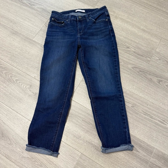 LC Lauren Conrad Dark Blue Ankle Jeans - Picture 1 of 8